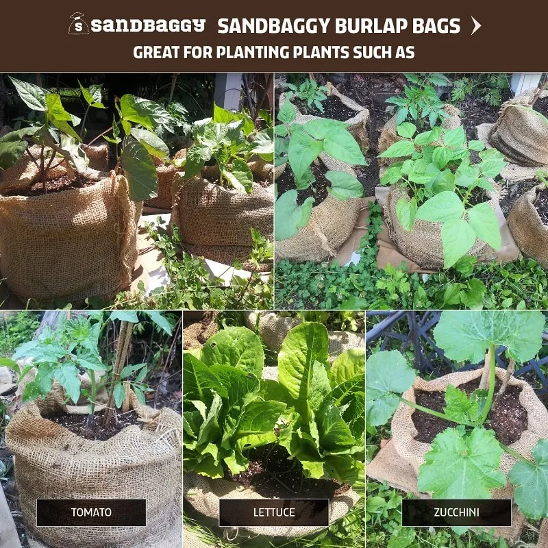 18" x 30" Burlap Potato Sacks (100% Biodegradable)