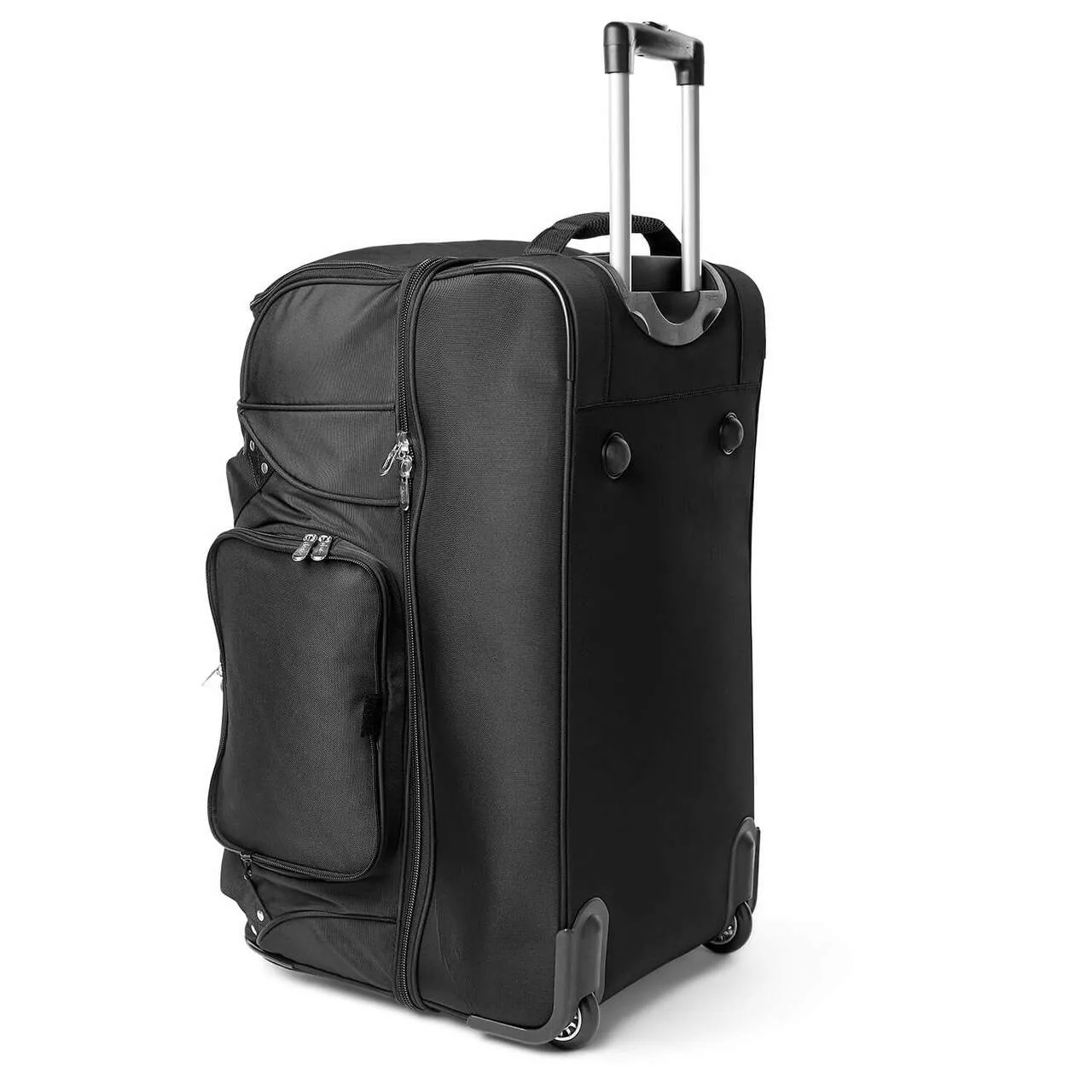 Atlanta Falcons 27" Black Rolling Drop Bottom Duffel