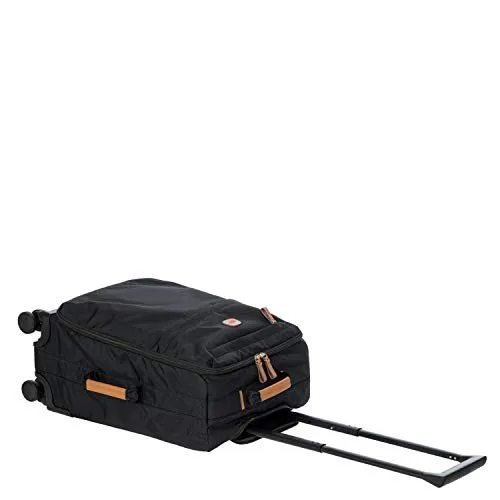 Bric's X Travel - Carry-On Luggage Bag with Spinner Wheels - 21" - Black