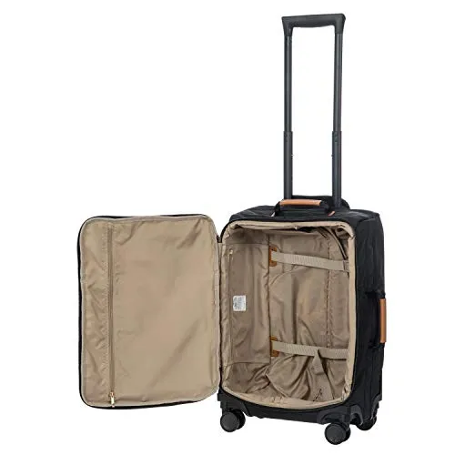 Bric's X Travel - Carry-On Luggage Bag with Spinner Wheels - 21" - Black