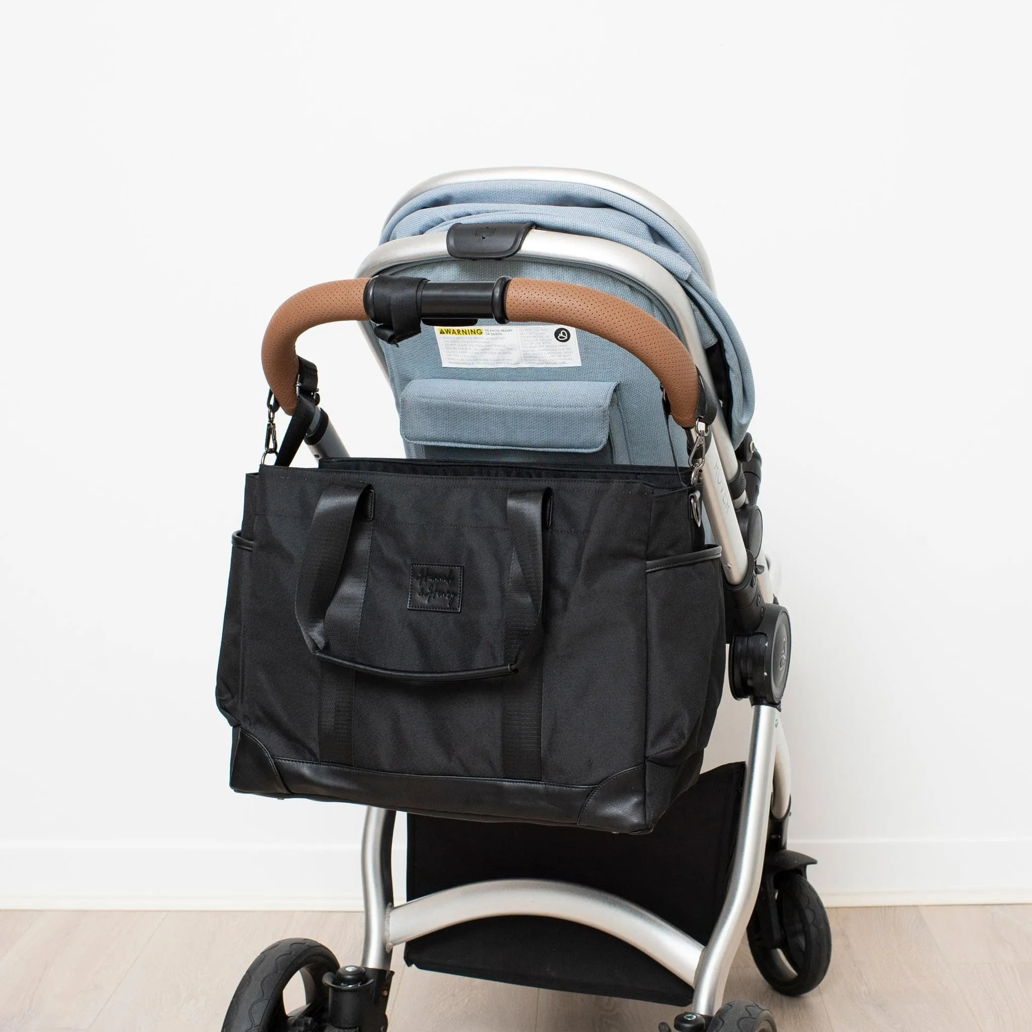 Charlie Diaper Tote | Black