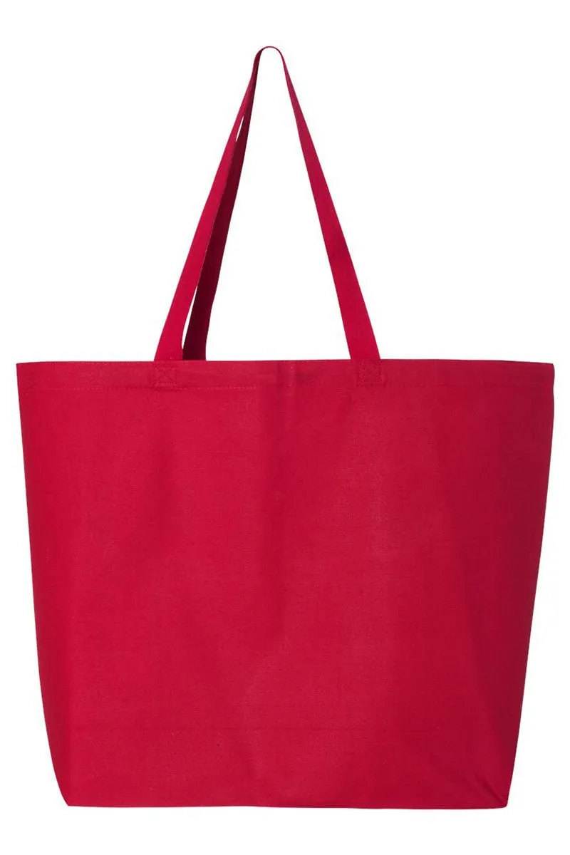 Checkerboard Pitch Canvas Jumbo Tote