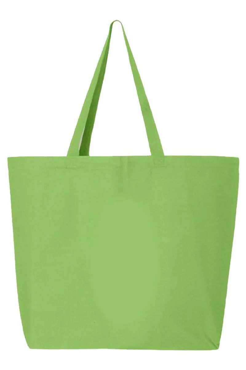 Checkered Cherry Dream Canvas Jumbo Tote