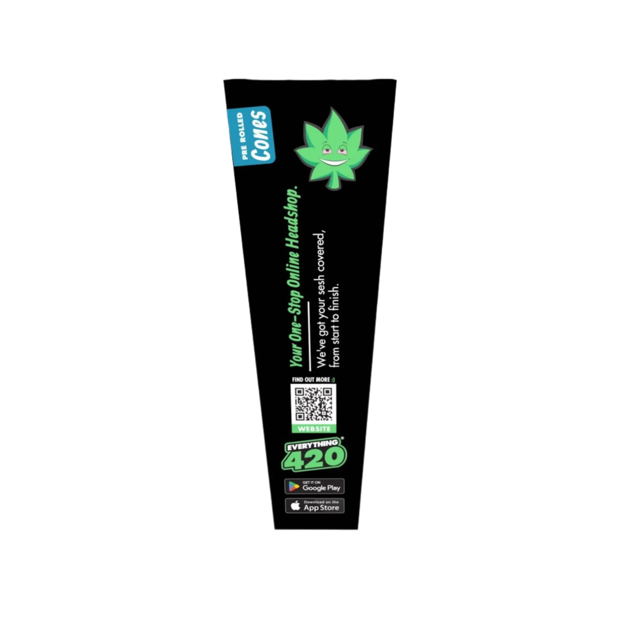 Everything 420 Pre-Rolled Rice Cones - 3ct