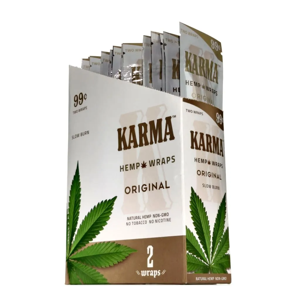 Karma Hemp Wraps: Clean Wraps For Legal Blends With Straws