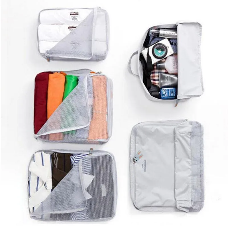 Men's/Women's Large Capacity Luggage Bag | 5 Pieces Set