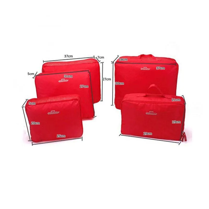 Men's/Women's Large Capacity Luggage Bag | 5 Pieces Set