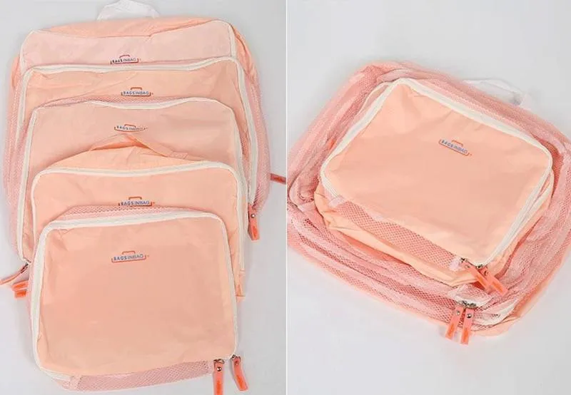 Men's/Women's Large Capacity Luggage Bag | 5 Pieces Set