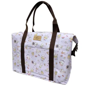 Purple Summer Tails Extra Large Travel Tote